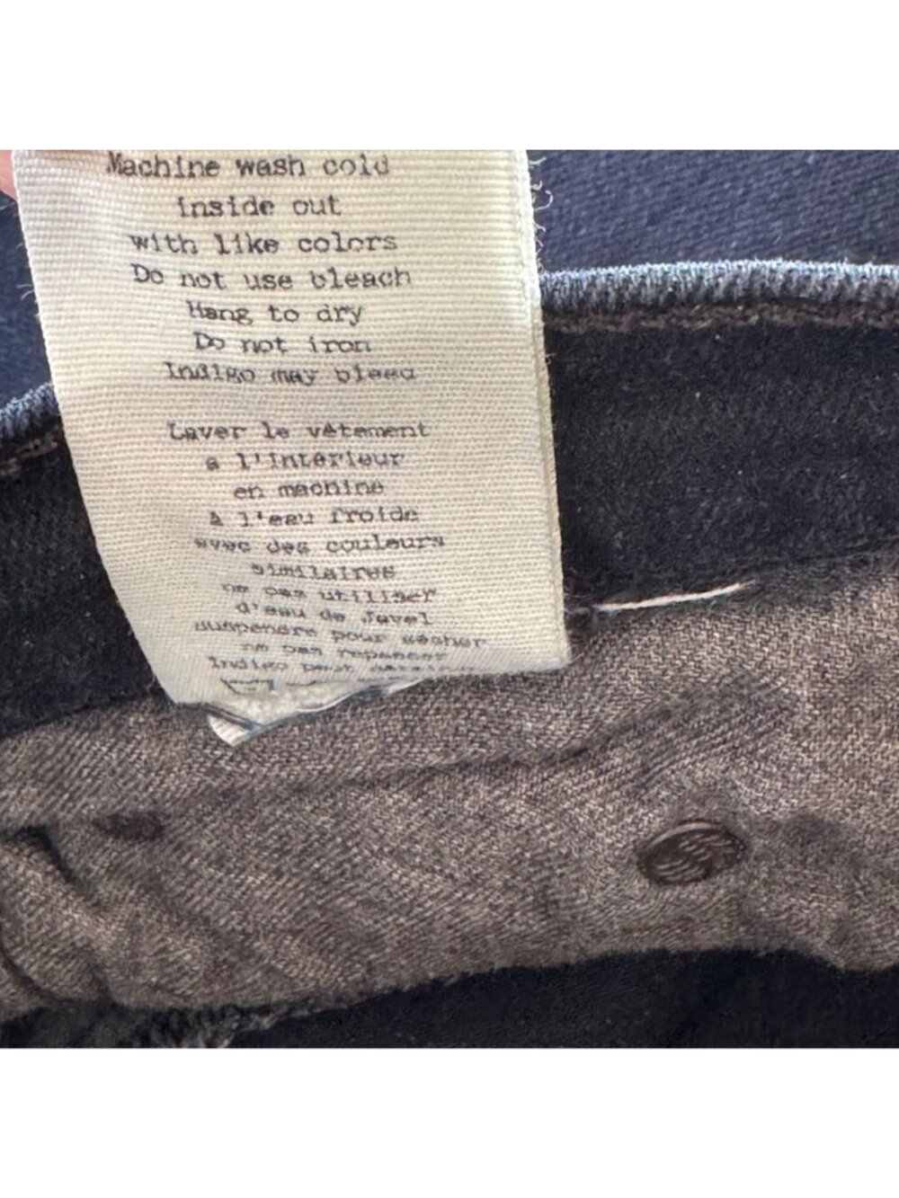 Rag & Bone Women's Coal Skinny Jeans Size 26 Button Fly Cotton Denim Designer - Picture 15 of 15